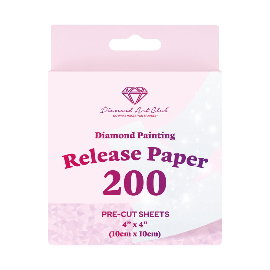200 Sheets Double-Sided Diamond Painting Release Paper Squares Y6
