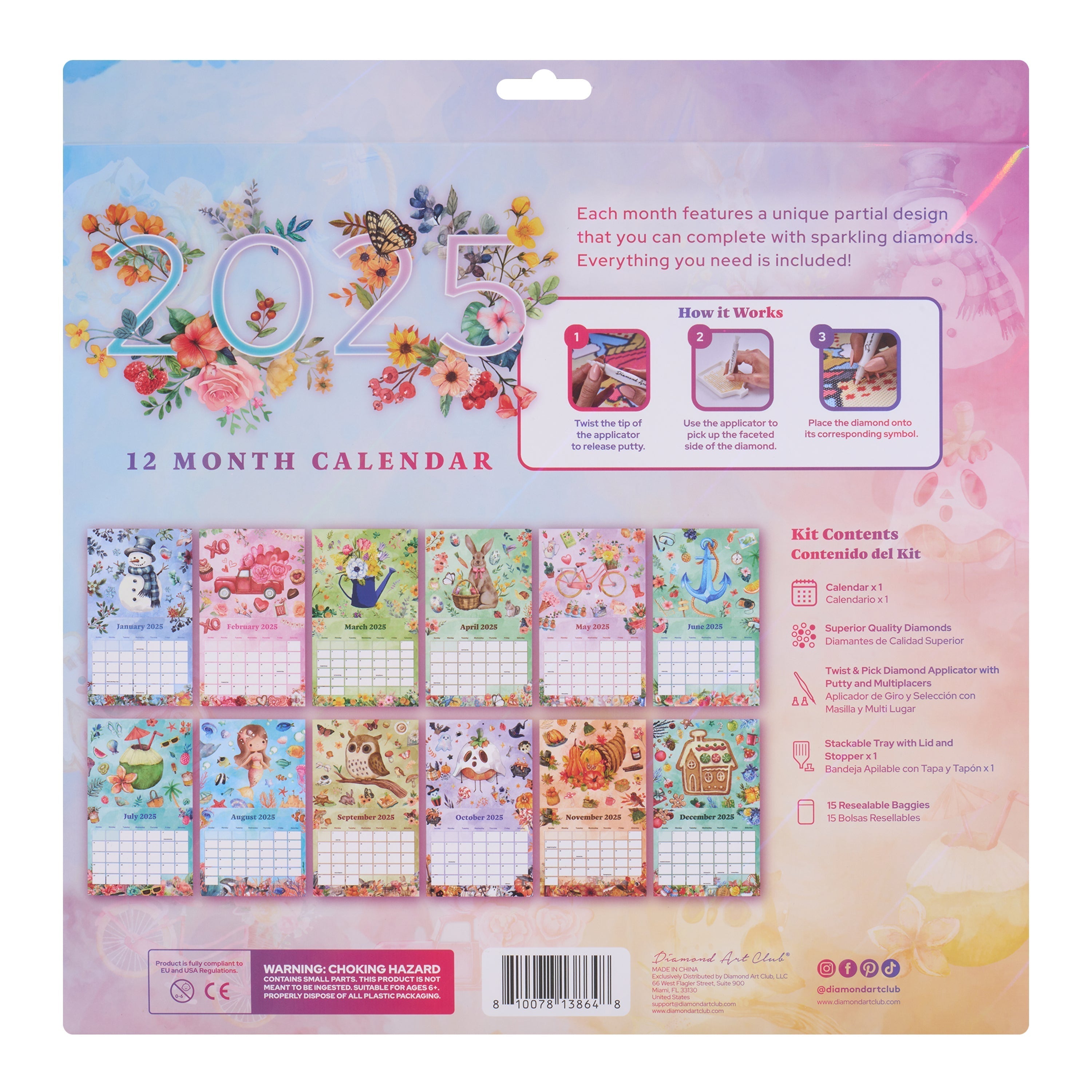 2025 Diamond Painting Calendar G9