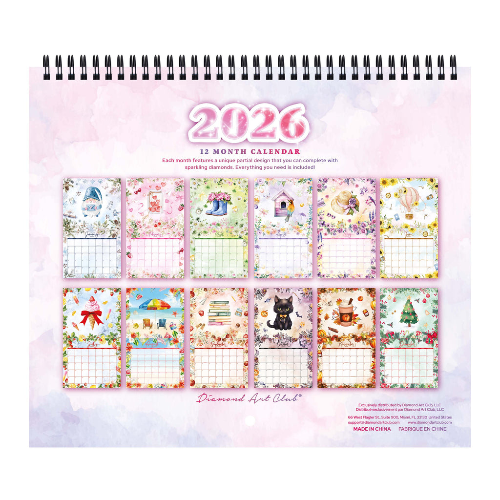 2026 Diamond Painting Calendar M9
