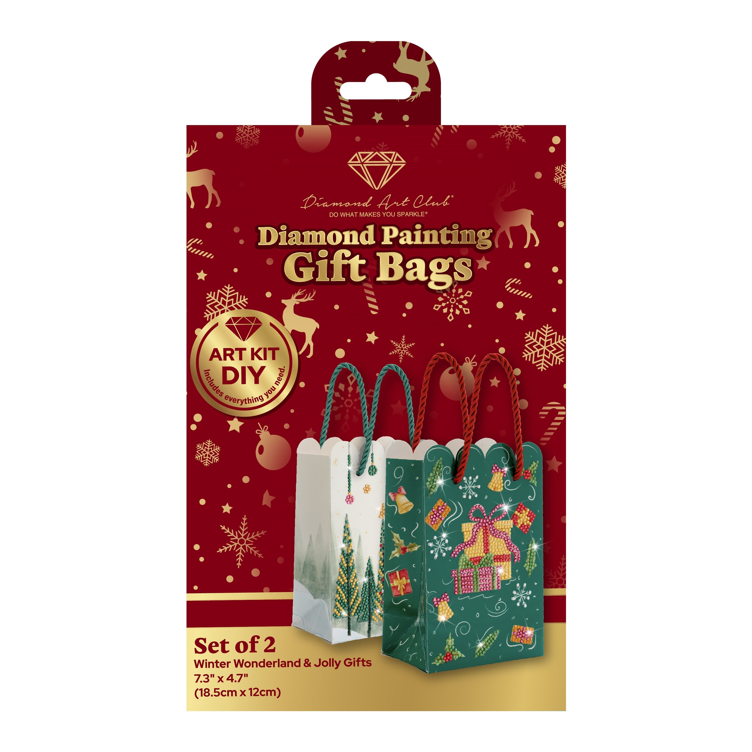 Winter Wonderland & Jolly Gifts - Gift Bags (Set of 2) A7