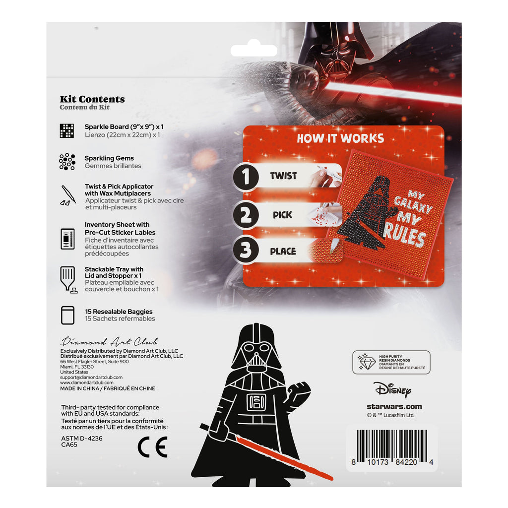 Dark Side Rules (Darth Vader) - Easy Gem™ Sparkle Boards D7