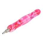 Twist-On Dual-Threaded Premium Drill Pen – Blooming Rosette Swirl F6