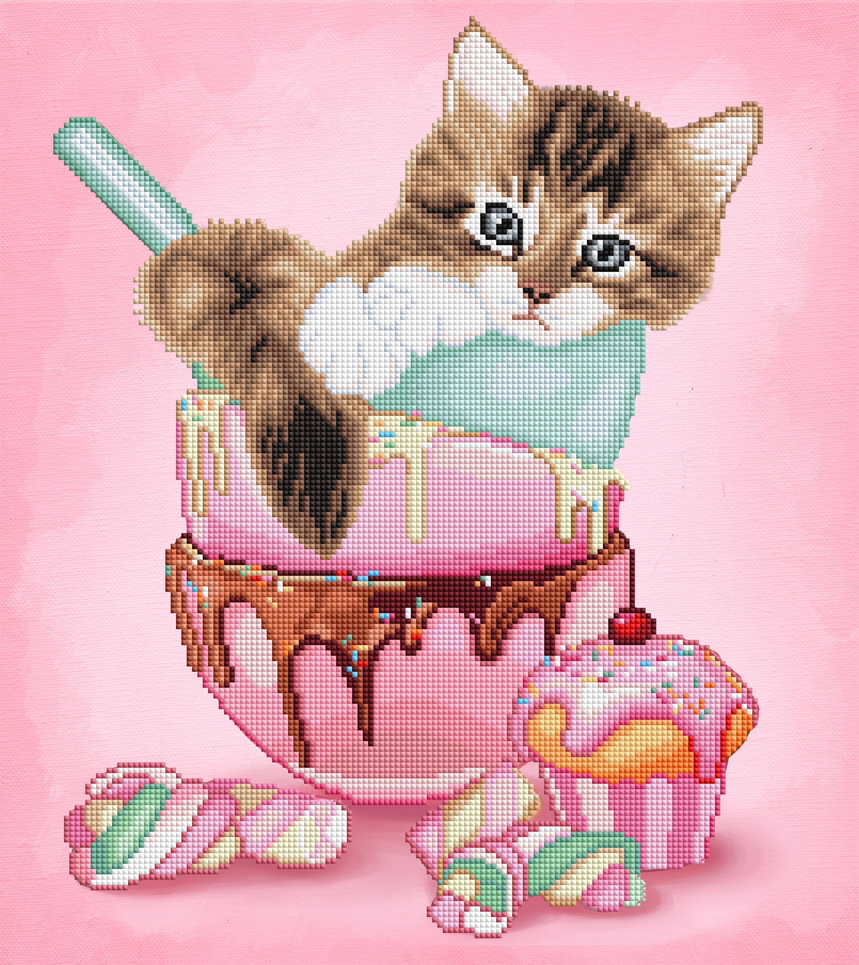 Cat & Cupcake W2