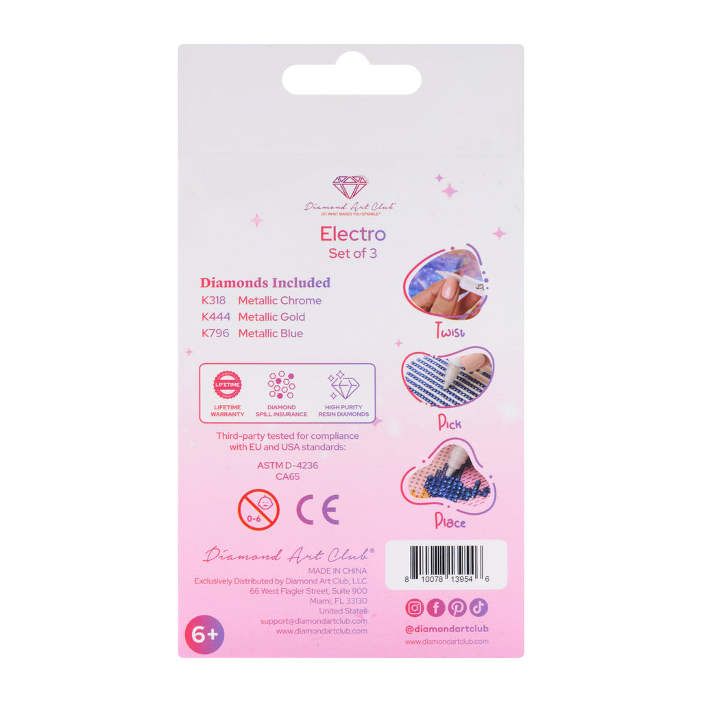 Electro Diamond® - Square (Set of 3) W6