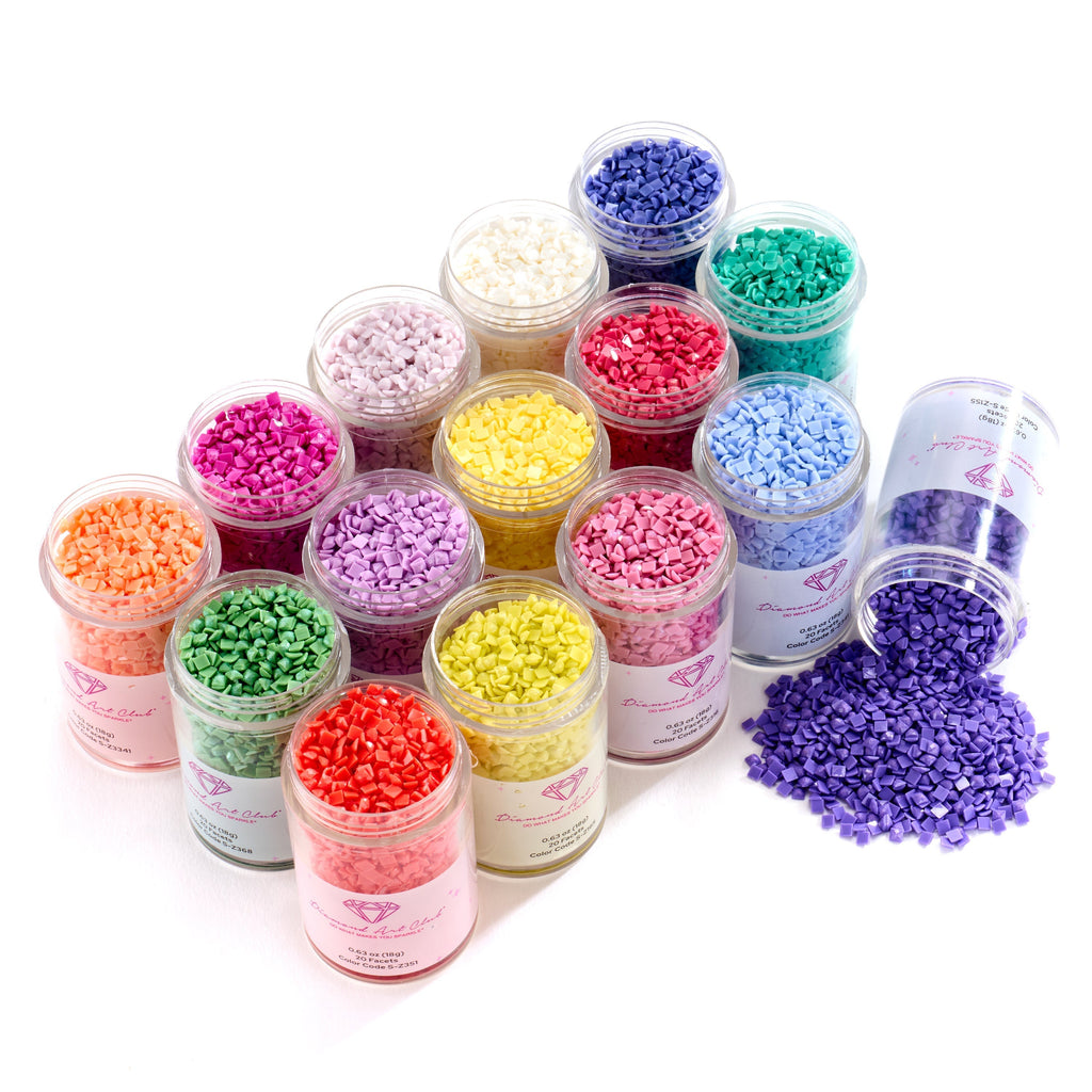 Fairy Dust® - Muted Rainbow Square (Set of 15) G9