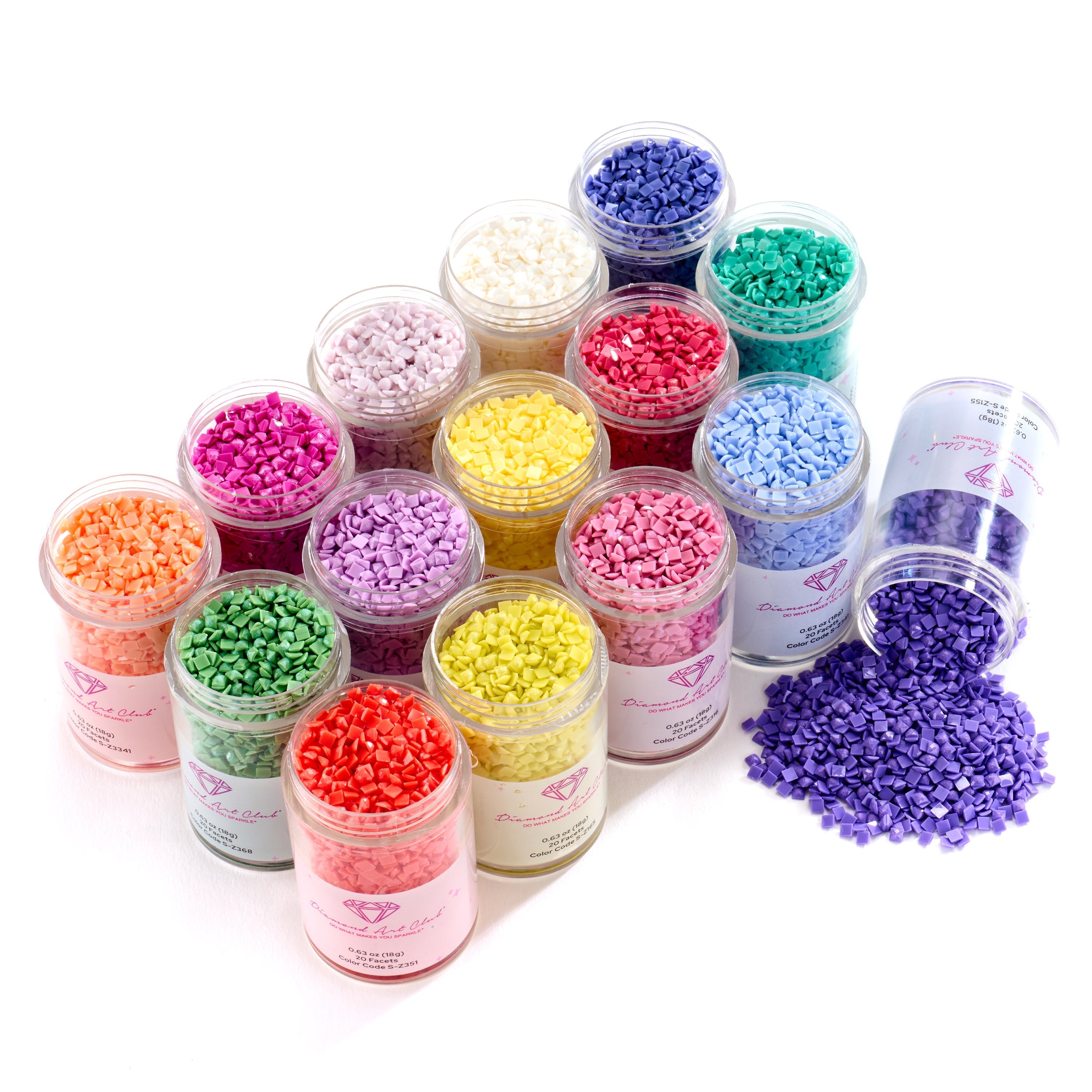 Fairy Dust® - Muted Rainbow Square (Set of 15) G5