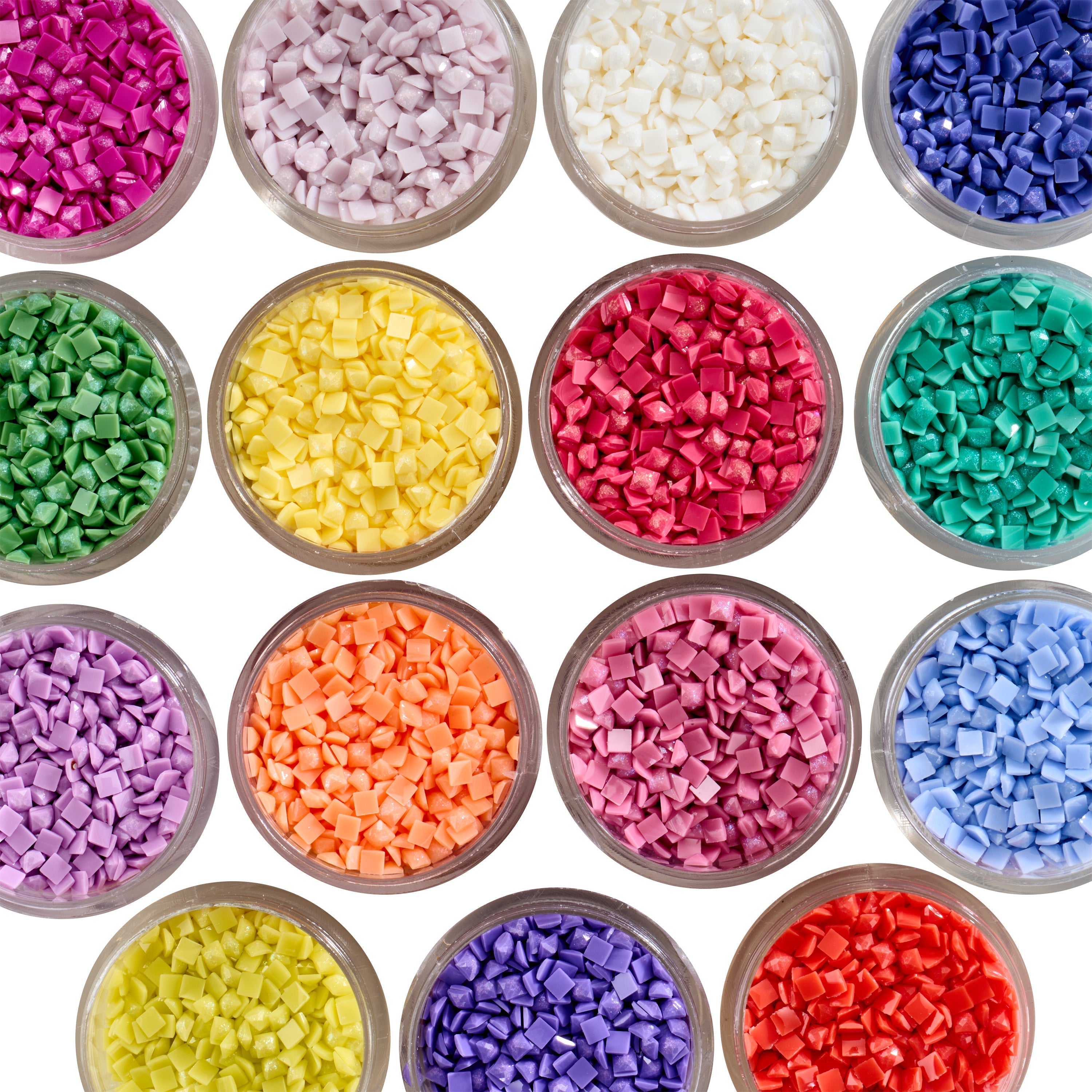 Fairy Dust® - Muted Rainbow Square (Set of 15) G5