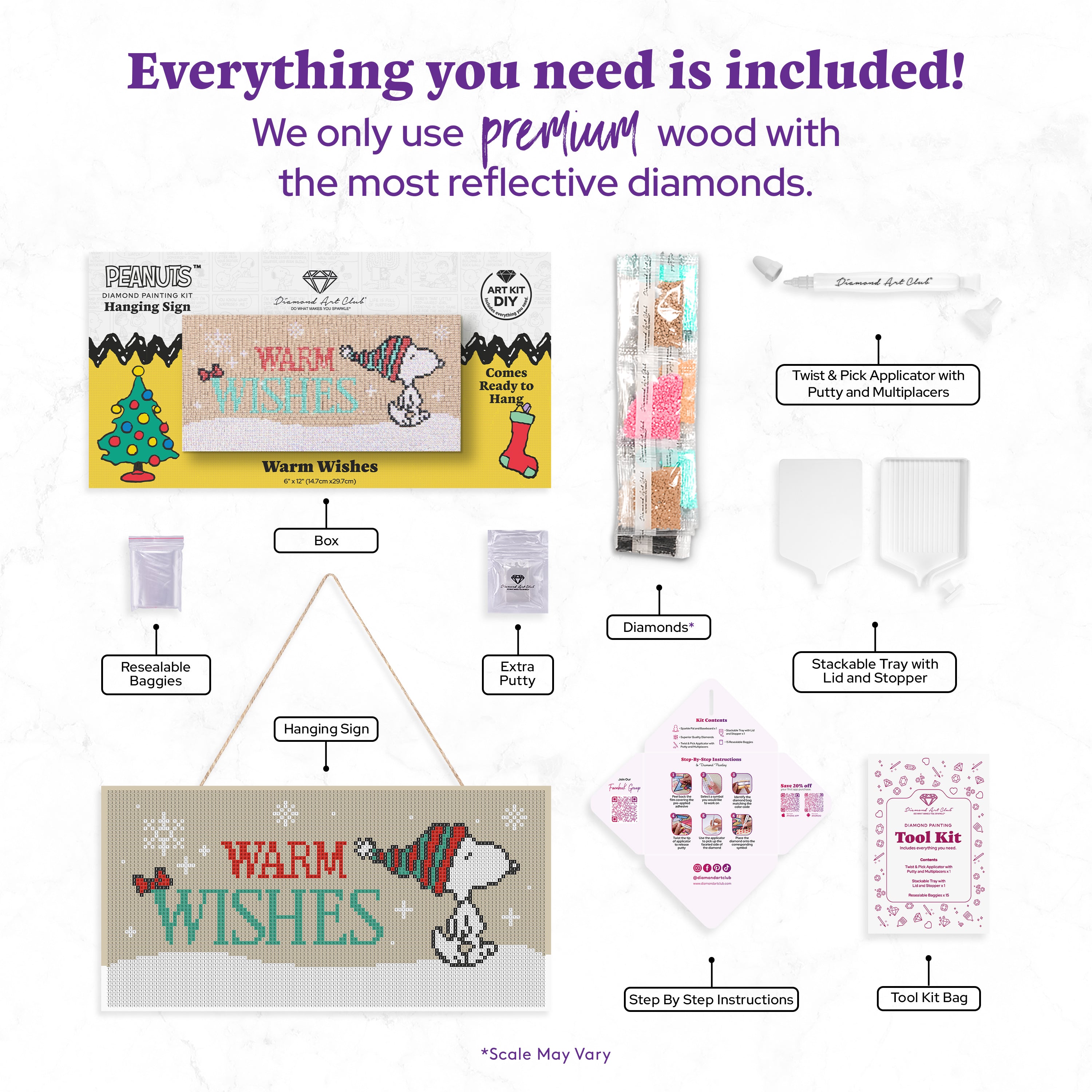 Hanging Sign - Warm Wishes P4