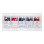 Iridescent - Jewel Tones Square  (Set of 5) A6