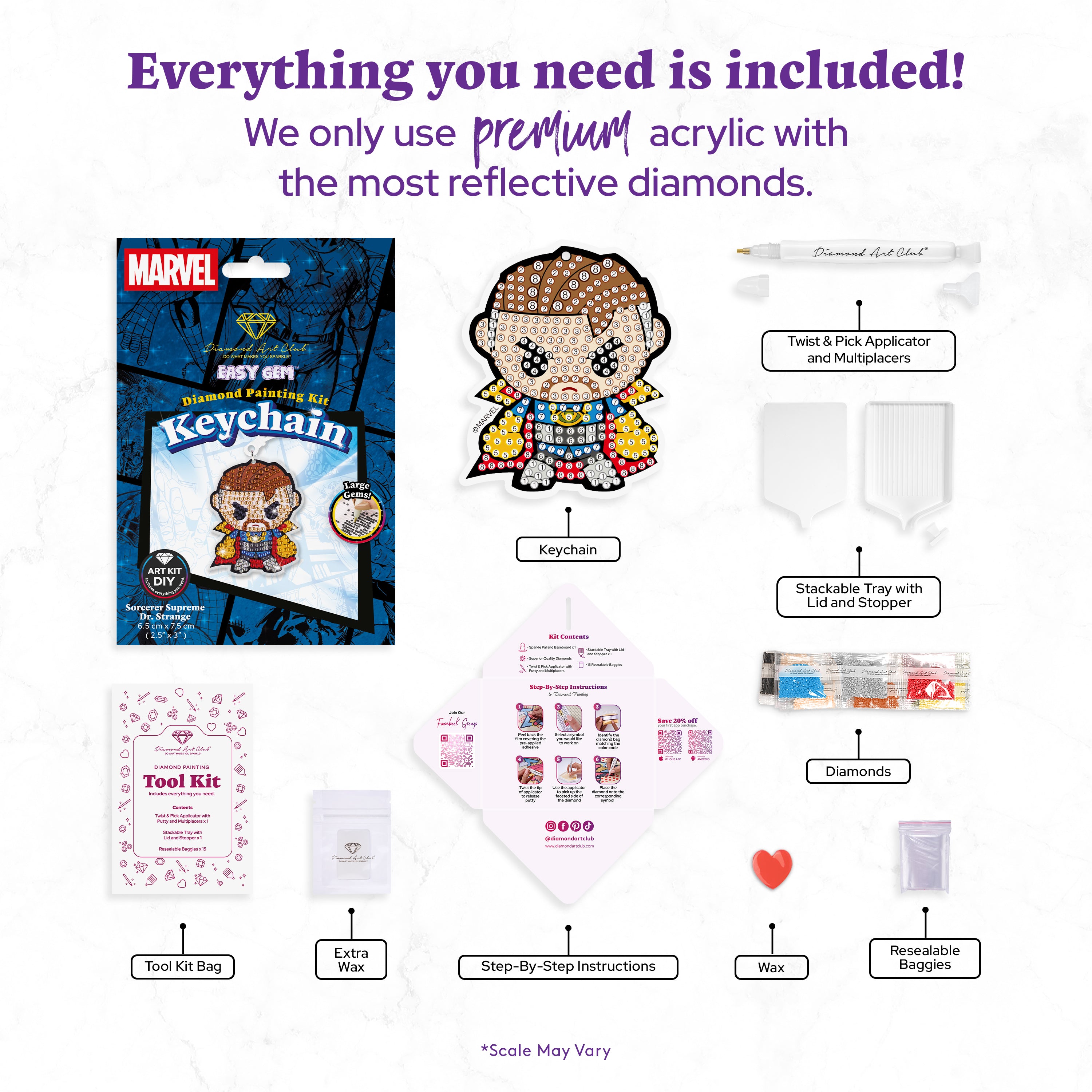 Easy Gem™ Keychain - Sorcerer Supreme Dr. Strange™ V8