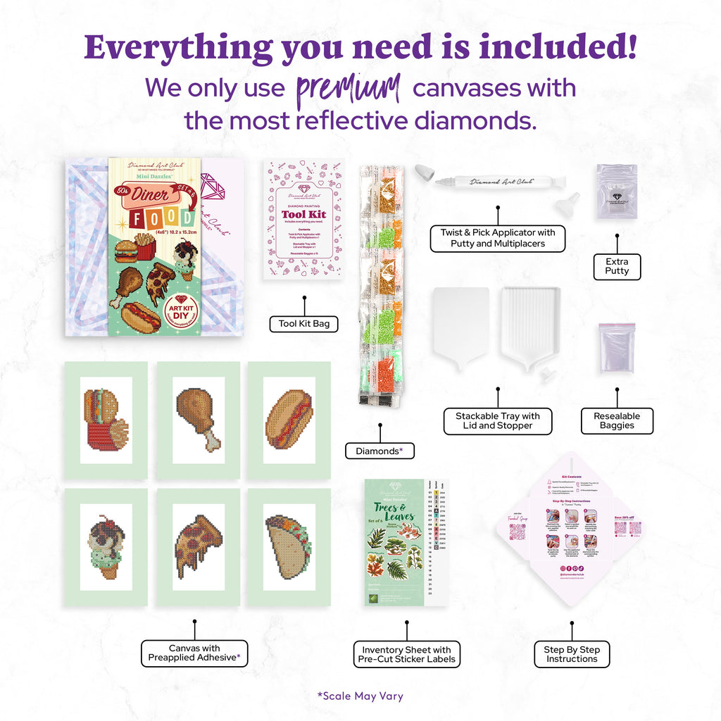 Mini Dazzles™ - 50s Diner Food U4
