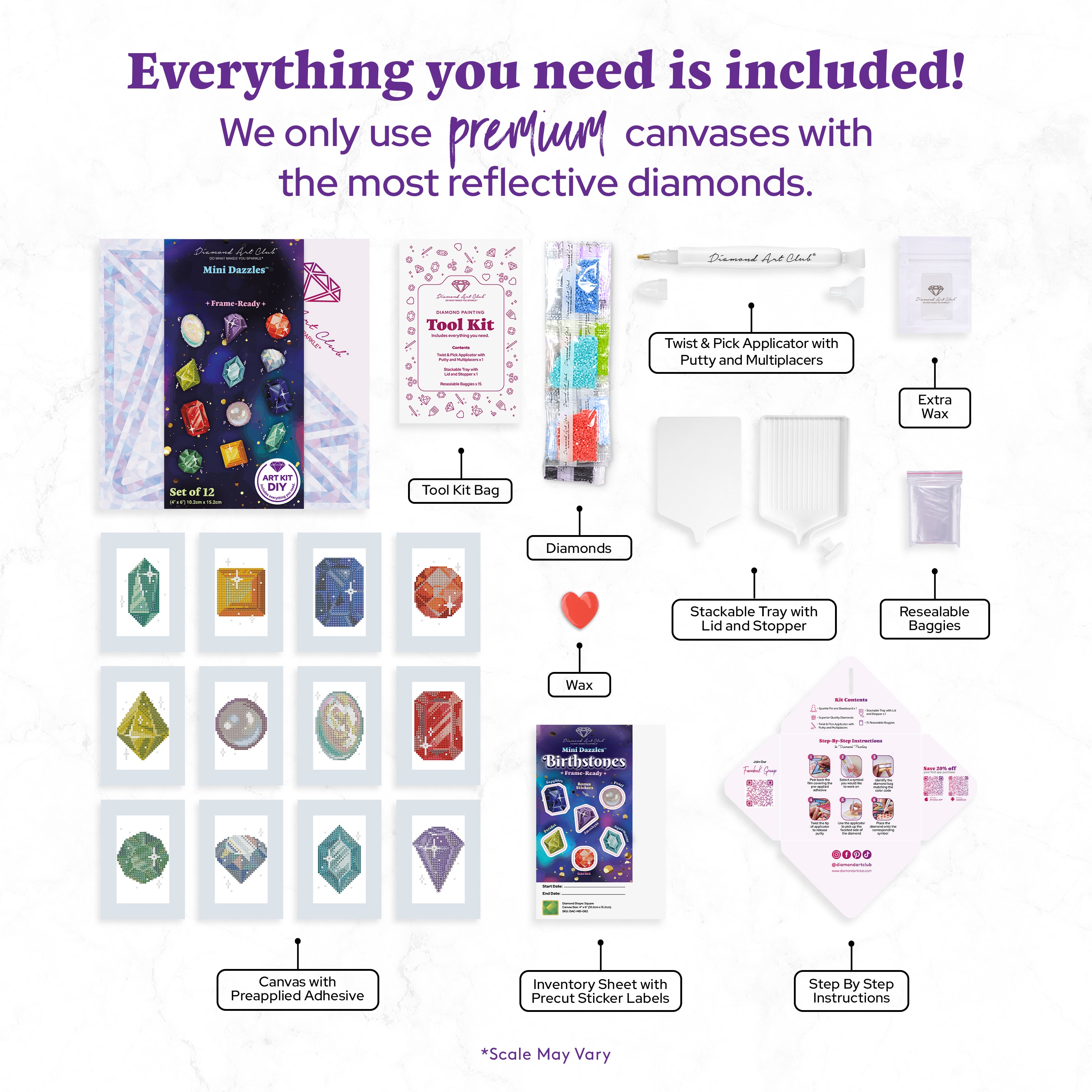 Mini Dazzles™ - Birthstone F6