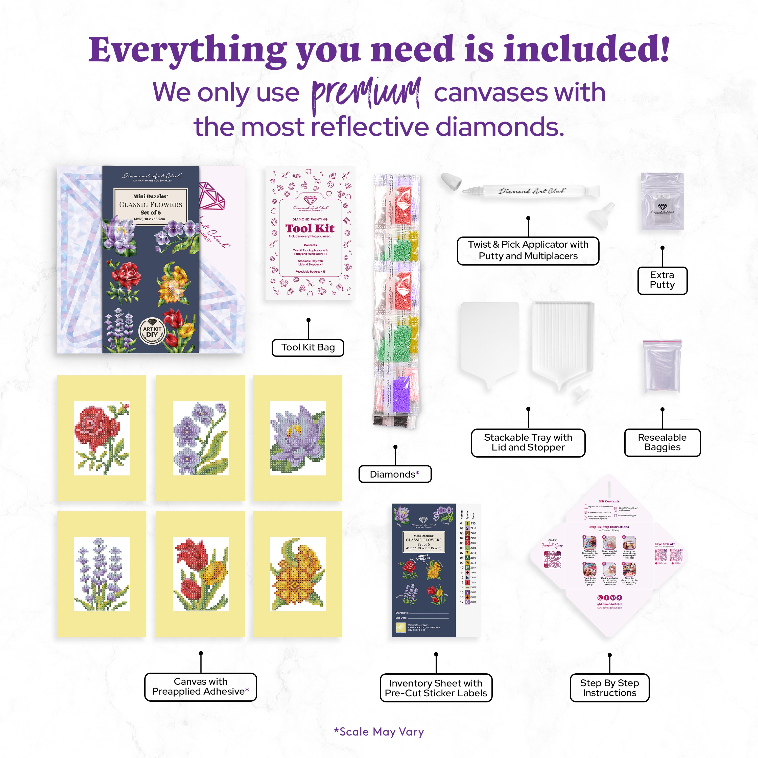 Mini Dazzles™ - Classic Flowers Z4