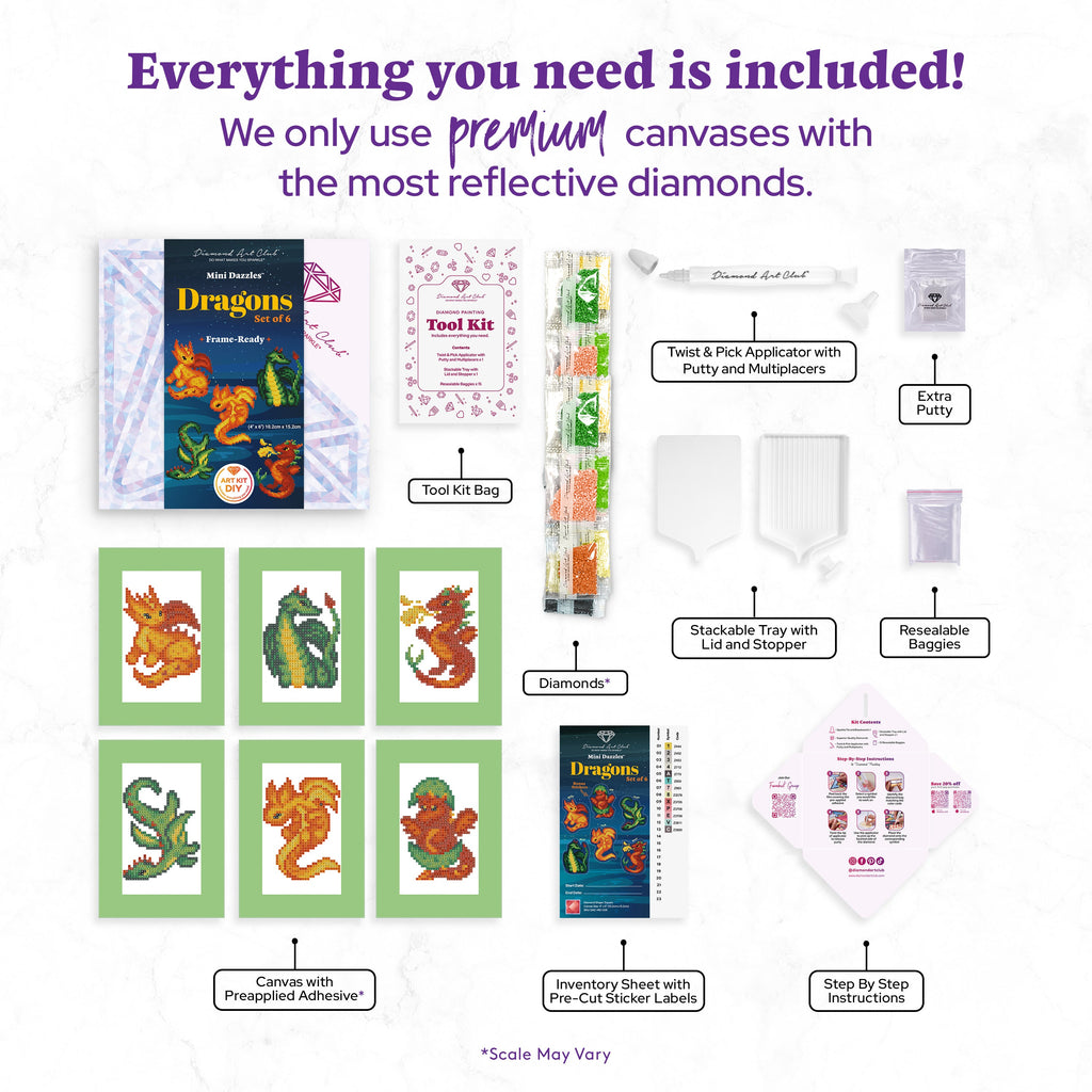 Mini Dazzles™ - Dragons N1