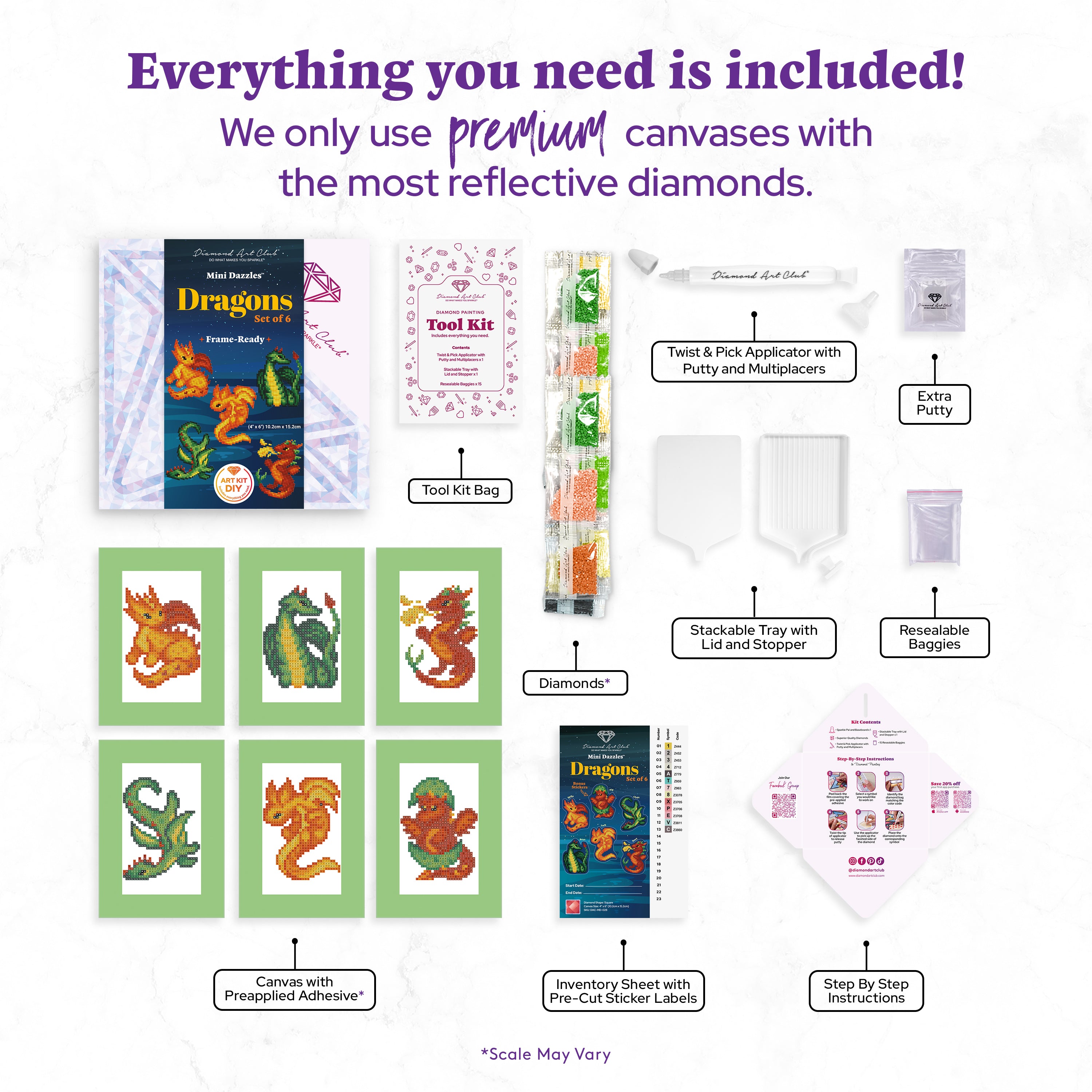 Mini Dazzles™ - Dragons N1