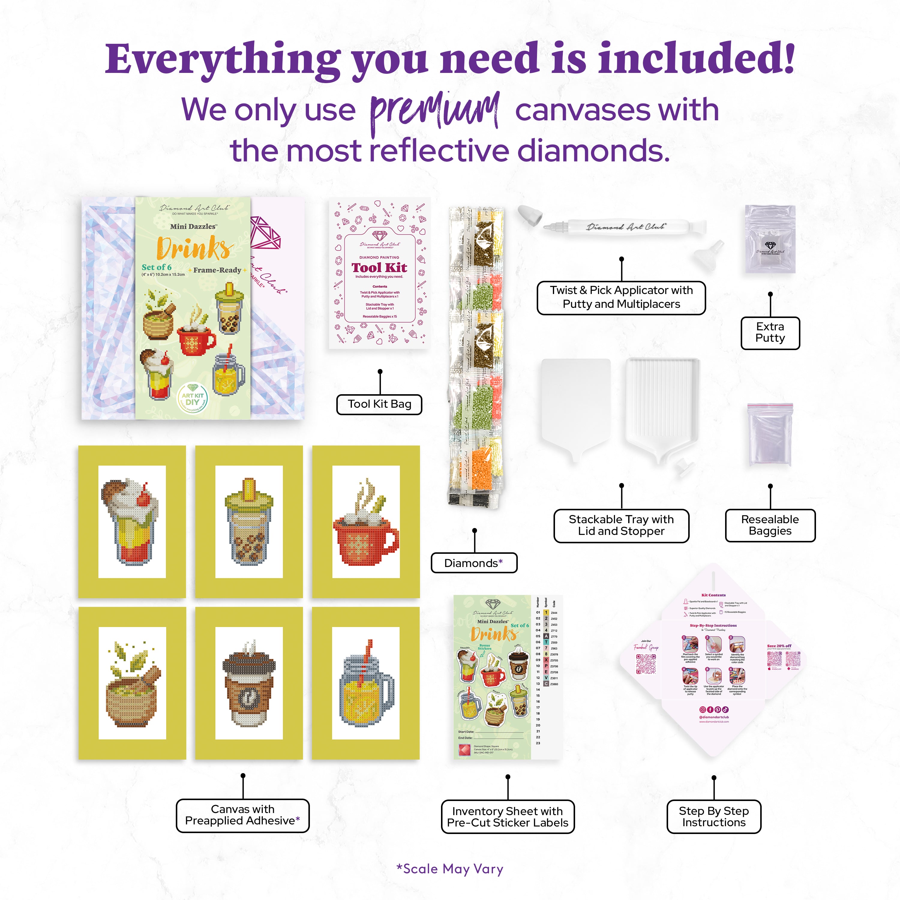 Mini Dazzles™ - Drinks V7