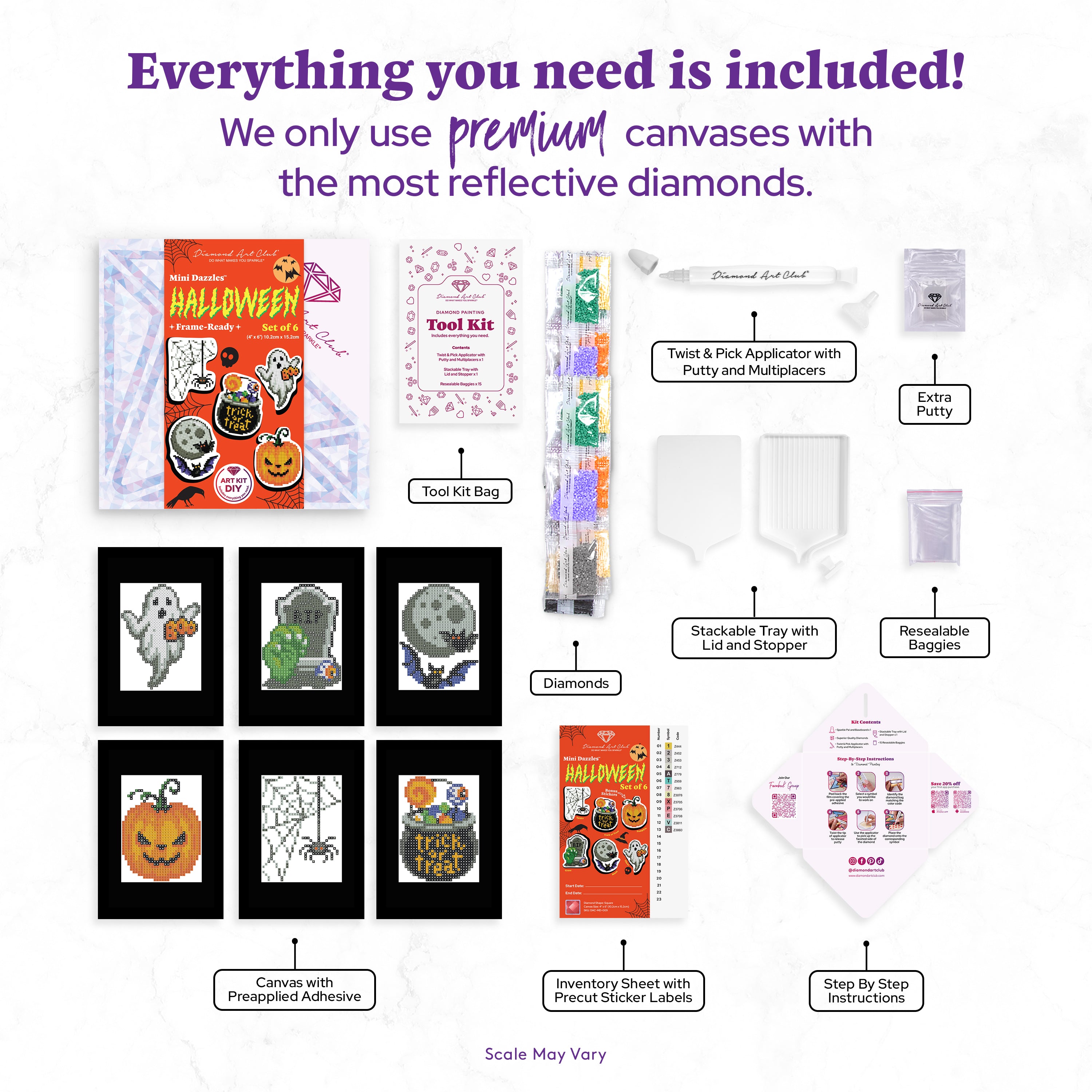 Mini Dazzles™ - Halloween A4