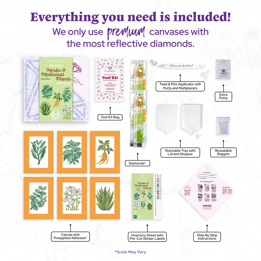 Mini Dazzles™ - Herbs & Medicinal Plants Y2
