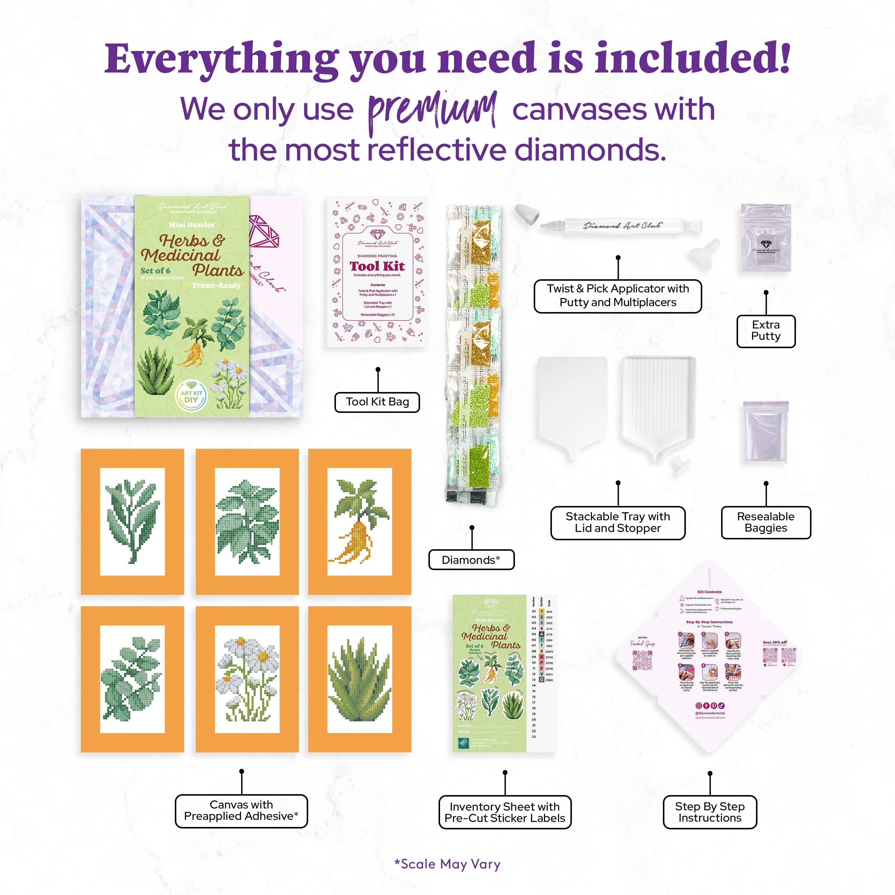 Mini Dazzles™ - Herbs & Medicinal Plants Y2