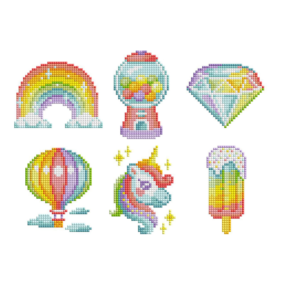 Mini Dazzles™ - Rainbow I7