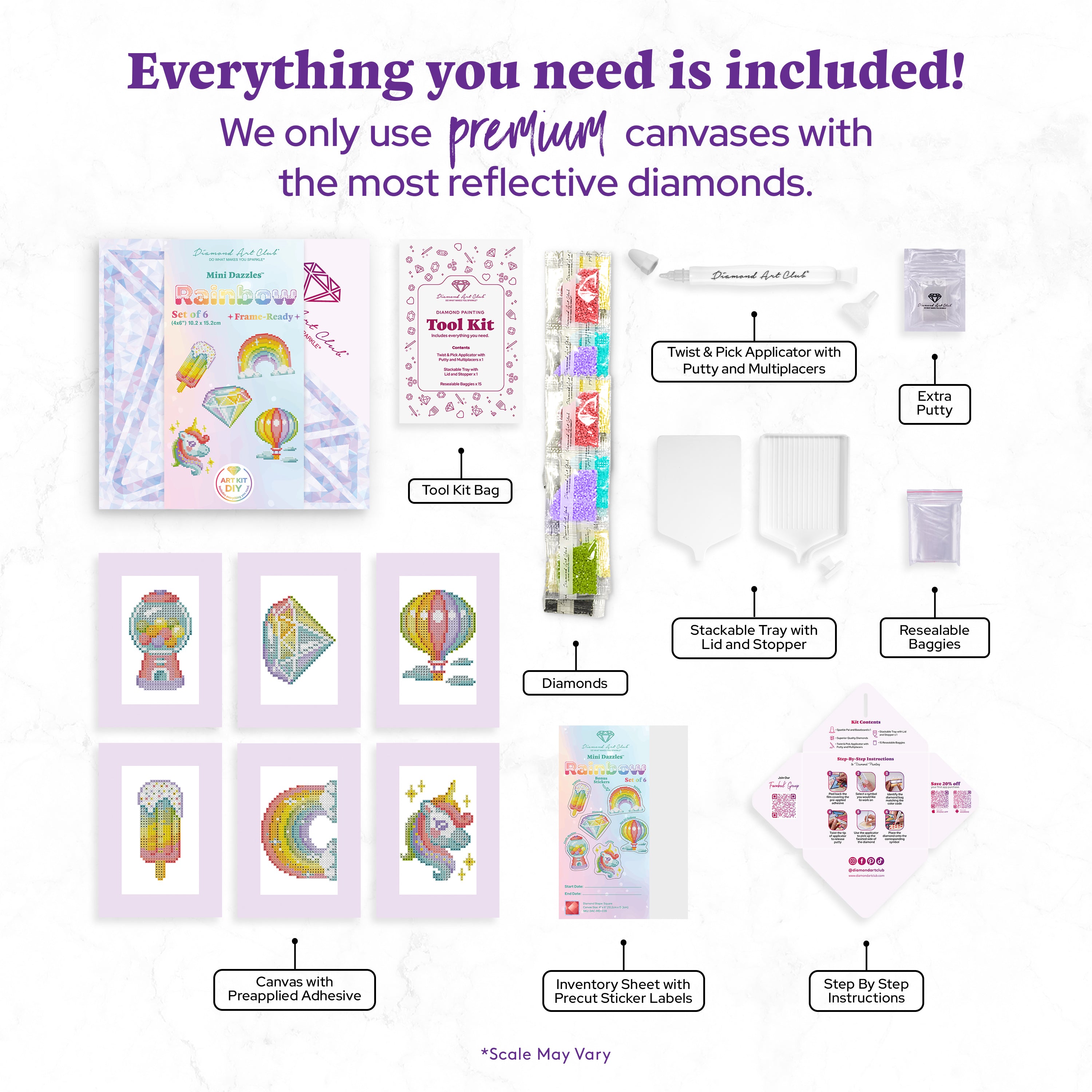 Mini Dazzles™ - Rainbow G9