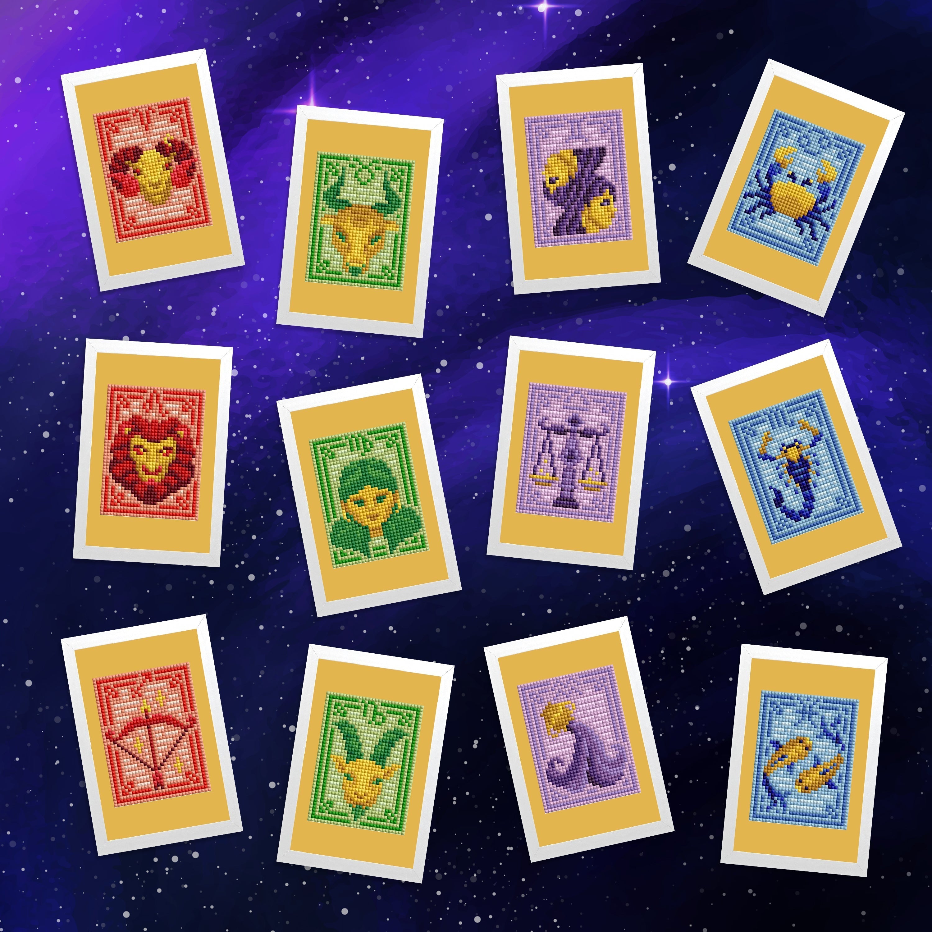 Mini Dazzles™ - Zodiac Signs D7