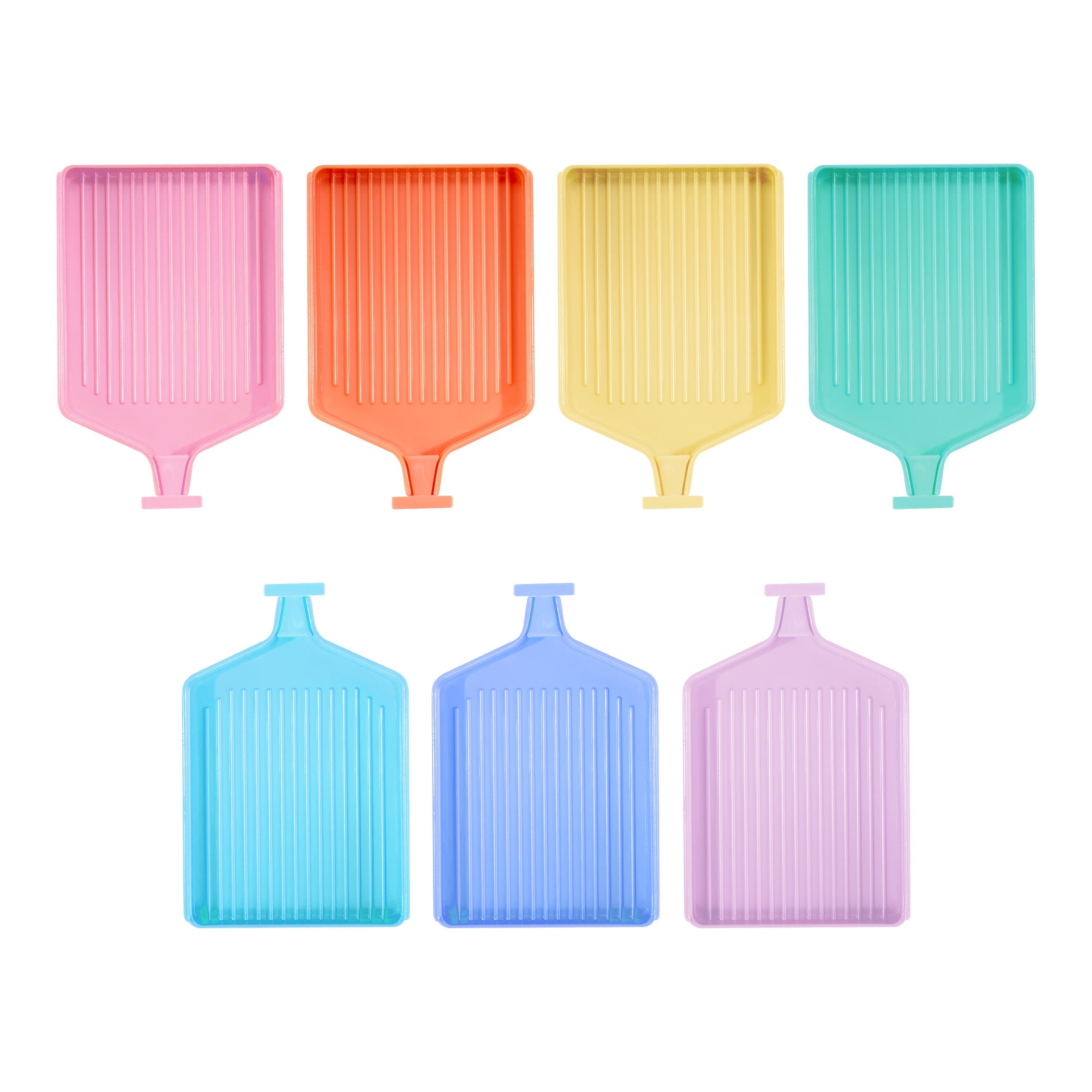 Pastel Rainbow Trays - Large (Set of 7) A2