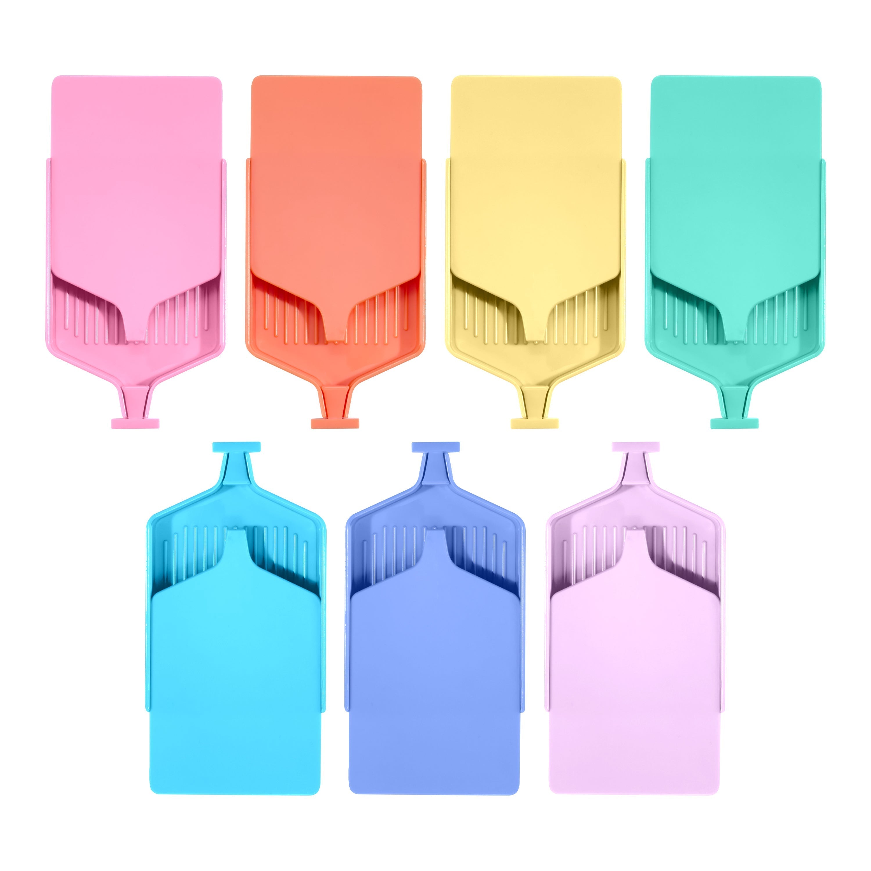 Pastel Rainbow Trays - Large (Set of 7) A2