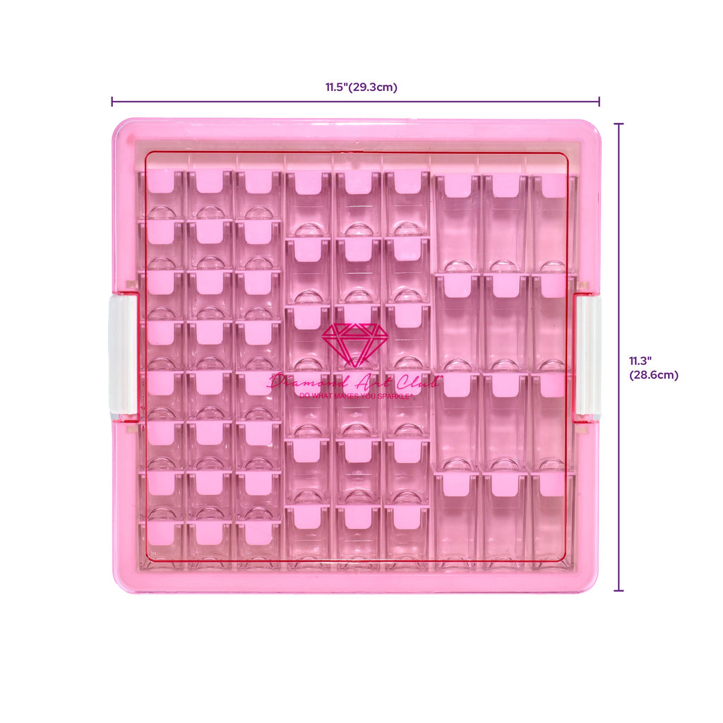Premium 54-Container Diamond Storage Organizer H2