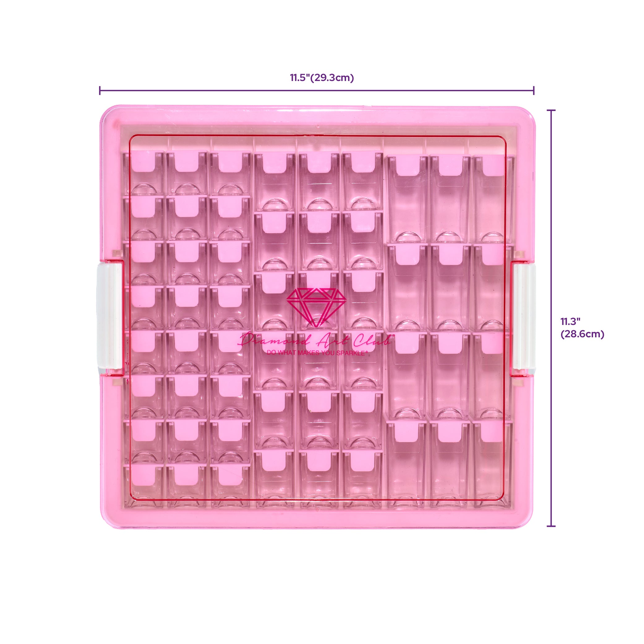 Premium 54-Container Diamond Storage Organizer H2