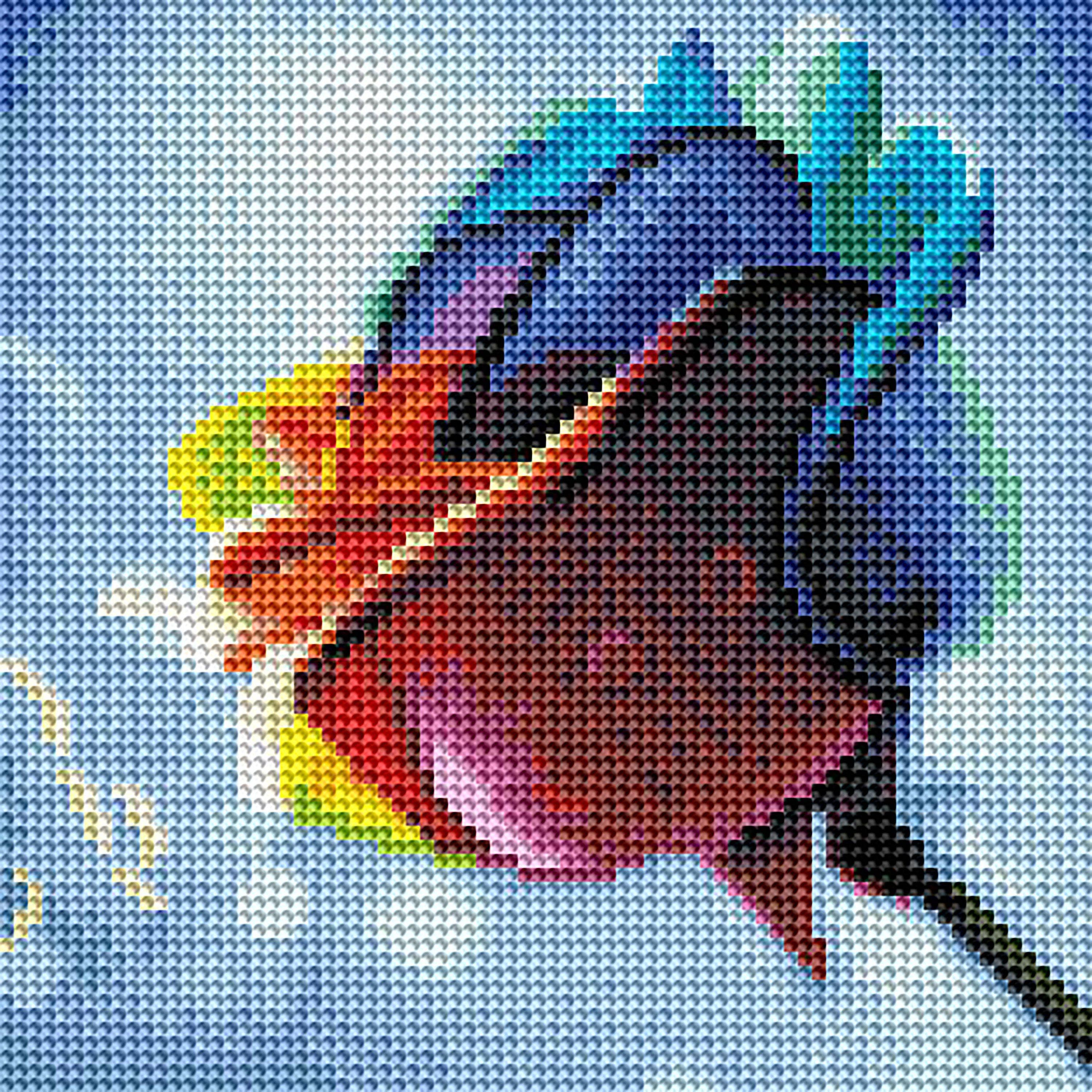 Rainbow Rose V4