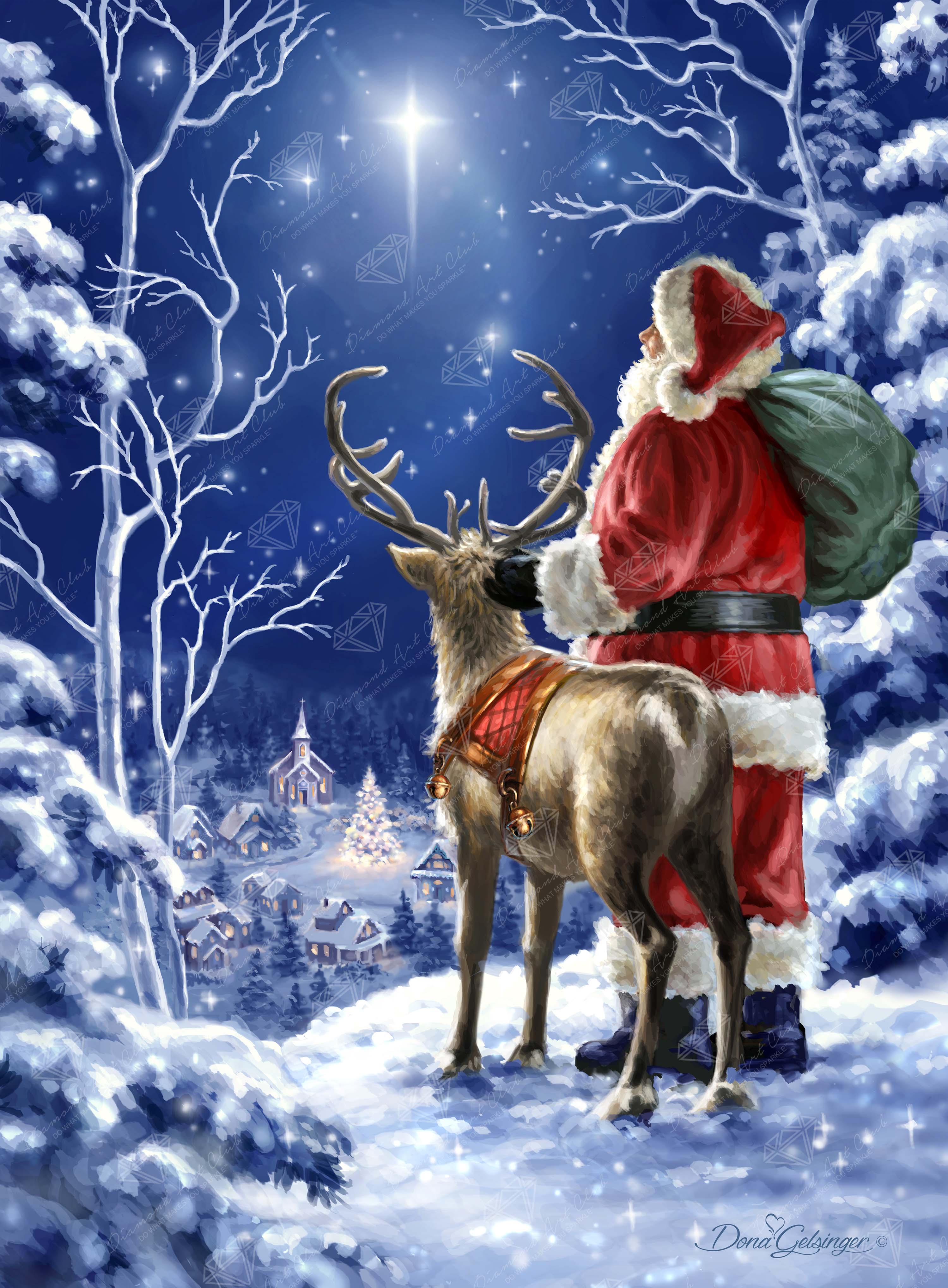 Starry Night Santa K6
