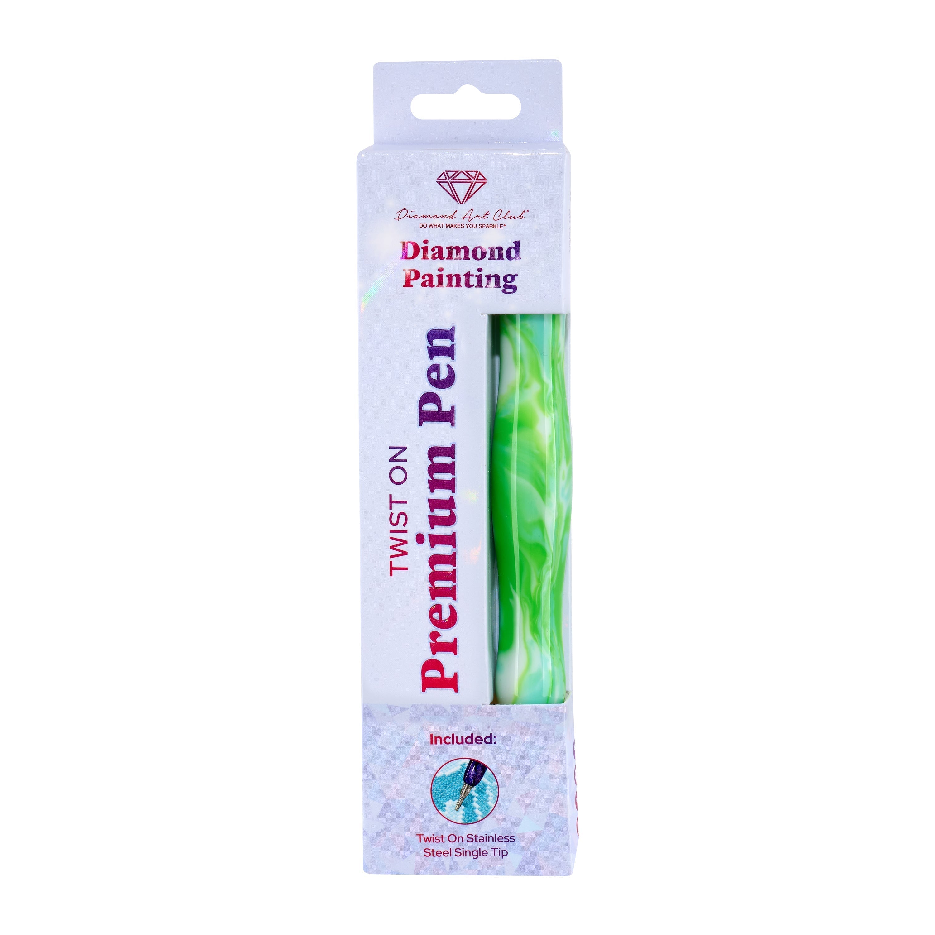 Twist-On Dual-Threaded Premium Drill Pen – Seafoam Swirl K0